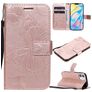 Mobigear Pressed Butterfly Bookcase Case Rose Gold Apple iPhone 12 Mini