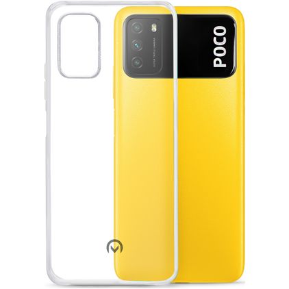 Mobilize Gelly Coque Transparente POCO M3 Coque arrière en TPU Souple - Transparent