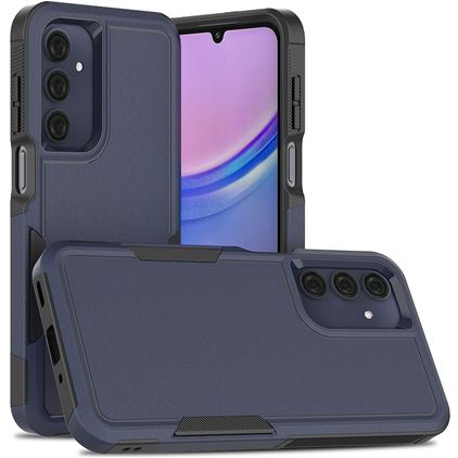 Mobigear Heavy Armor Coque Samsung Galaxy A16 Coque arrière Rigide Anti-Chocs - Dark Blue