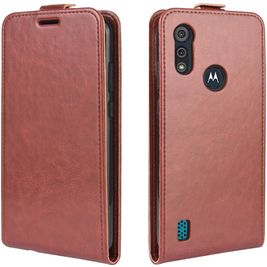 Mobigear Motorola Moto E6s (2020) Étui à rabat - Marron