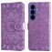 Mobigear Sunflower Housse Samsung Galaxy S26 Etui Porte-Monnaie - Violet