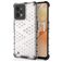 Mobigear Honeycomb Coque Realme C31 Coque arrière Rigide Anti-Chocs - Blanc