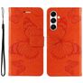 Mobigear Butterfly Housse Samsung Galaxy A26 Etui Porte-Monnaie - Orange