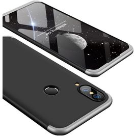Mobigear TriGuard Coque Huawei P20 Lite (2018) Coque arrière Rigide - Noir / Argent Mobigear TriGuard Coque Huawei P20 Lite (2018) Coque arrière Rigide - Noir / Argent