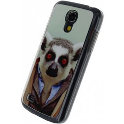 Xccess Metal Plate Cover Samsung Galaxy S4 Mini I9595 Funny Lemur