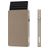 Valenta Cardprotector - Porte Cartes en en Aluminium - 7 Cartes - Compatible MagSafe - Or