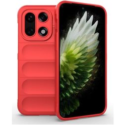 Mobigear Bumpy Coque OnePlus 15 Coque arrière en TPU Souple - Rouge