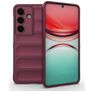 Mobigear Bumpy Coque Samsung Galaxy S26 Coque arrière en TPU Souple - Wine Red