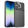 Mobigear Groove Coque iPhone 14 Coque arrière en TPU Souple - Noir