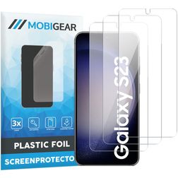 Mobigear Samsung Galaxy S23 Protection d'écran Film - Compatible Coque (Lot de 3)