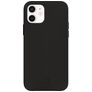 Valenta Snap Luxe Coque iPhone 12 Mini Coque arrière en Cuir Véritable - Noir
