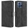 Mobigear Croco Housse Motorola Edge 30 Fusion Etui Porte-Monnaie - Noir