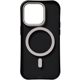 Nudient Form Coque iPhone 14 Pro MagSafe Coque arrière Rigide Anti-Chocs - Ink Black