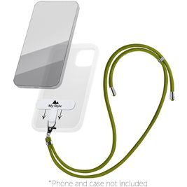 My Style Lanyard - Cordon de téléphone universel ajustable - Vert