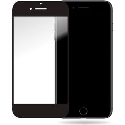 Mobilize Premium iPhone 7 Plus Verre trempé Protection d'écran - Compatible Coque - Noir