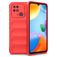 Mobigear Bumpy Coque Xiaomi Redmi 10C Coque arrière en TPU Souple - Rouge