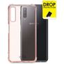 My Style Protective Flex Coque Samsung Galaxy A7 (2018) Coque arrière en TPU Souple Anti-Chocs - Soft Pink