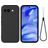 Mobigear Rubber Touch Coque Google Pixel 10a Coque arrière en Silicone - Noir