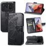Mobigear Butterfly Housse Xiaomi Mi 11 Ultra Etui Porte-Monnaie - Noir