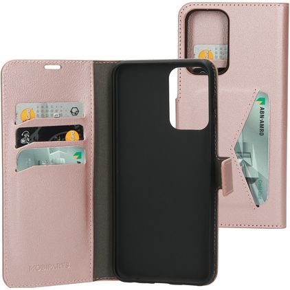 Mobiparts Classic Wallet Samsung Galaxy A23 Étui Portefeuille - Rose