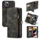 Caseme 008 Housse iPhone 13 Pro Max Etui avec Coque Détachable Porte-Monnaie - Noir