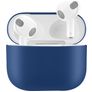 Mobigear Colors Coque Apple AirPods 3 Coque en Silicone Souple - Dark Blue