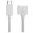 Mobigear Nylon Braided - Câble USB-C vers Apple MagSafe 3 2 mètres - Blanc