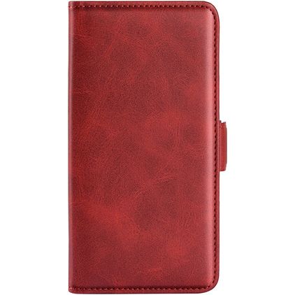 Mobigear Slim Magnet Housse TCL 20 SE Etui Porte-Monnaie - Marron