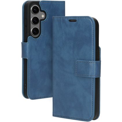 Mobiparts Classic Wallet Housse Samsung Galaxy S24 Etui Porte-Monnaie - Steel Blue