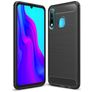 Mobigear Brushed Slim Coque Huawei P30 Lite Coque arrière en TPU Souple - Noir