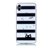 Mobigear Design Coque iPhone XS Max Coque arrière en TPU Souple - Chat