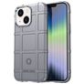 Mobigear Rugged Shield Coque iPhone 14 Plus Coque arrière en TPU Souple Anti-Chocs - Gris