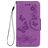Mobigear Butterfly Housse iPhone X Etui Porte-Monnaie - Violet