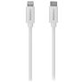 Mobilize - Câble USB-C vers Apple Lightning MFI 1 mètre - Blanc