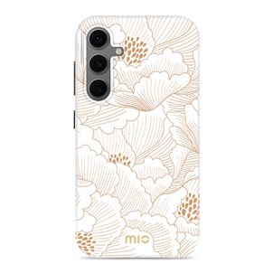 MIO Coque Samsung Galaxy S24 FE MagSafe Coque arrière Rigide - White Roses