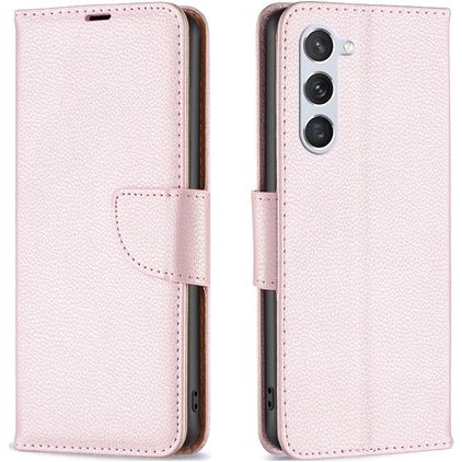 Mobigear Excellent Samsung Galaxy S23 Étui Portefeuille - Rose doré