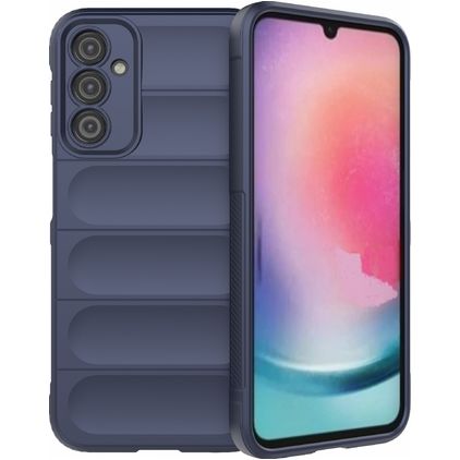 Mobigear Bumpy Coque Samsung Galaxy A24 Coque arrière en TPU Souple - Dark Blue