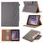 Mobigear Luxury Coque iPad 7 (2019) Etui + Porte-crayon - Gris