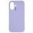 Nudient Base Coque iPhone 16 Plus Coque arrière en Silicone - Soft Purple