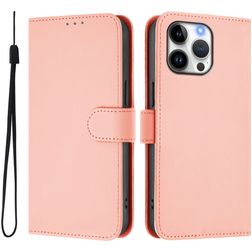 Mobigear Urban Wallet iPhone 16 Pro Max Étui Portefeuille - Rose