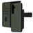 Mobiparts Housse Samsung Galaxy S25 Etui avec Coque Détachable en Cuir Véritable Porte-Monnaie - Vert