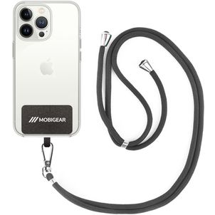Mobigear Lanyard - Cordon de téléphone universel ajustable - Gris