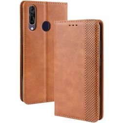 Mobigear Sensation Housse Wiko View 3 Pro Etui Porte-Monnaie - Cognac