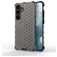Mobigear Honeycomb Coque Samsung Galaxy S24 Coque arrière Rigide Anti-Chocs - Noir