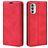 Mobigear Retro Slim Housse Motorola Moto G52 Etui Porte-Monnaie - Rouge