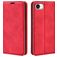 Mobigear Retro Slim iPhone 16e Étui Portefeuille - Rouge