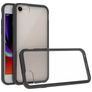 Mobigear Crystal Coque iPhone SE (2022) Coque arrière Rigide - Noir / Transparent