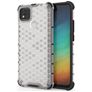 Mobigear Honeycomb Coque Transparente Xiaomi Redmi 9C Coque arrière Rigide Anti-Chocs - Transparent