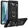 Mobigear Armor Ring Google Pixel 7 Pro Plastique rigide Coque arrière Antichoc avec bague de maintien - Noir
