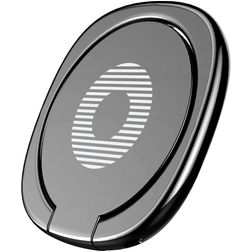 Mobigear Zinc Alloy Bague téléphone OnePlus Nord CE5 - Noir Universel